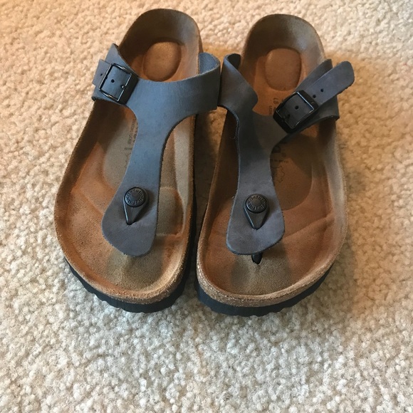 Birkenstock Shoes - Birkenstock Betula Slate blue gizeh 39
